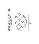 Designer wall lamps - Maxlight Wall lamp Nuvia 5W W0397 - product 3