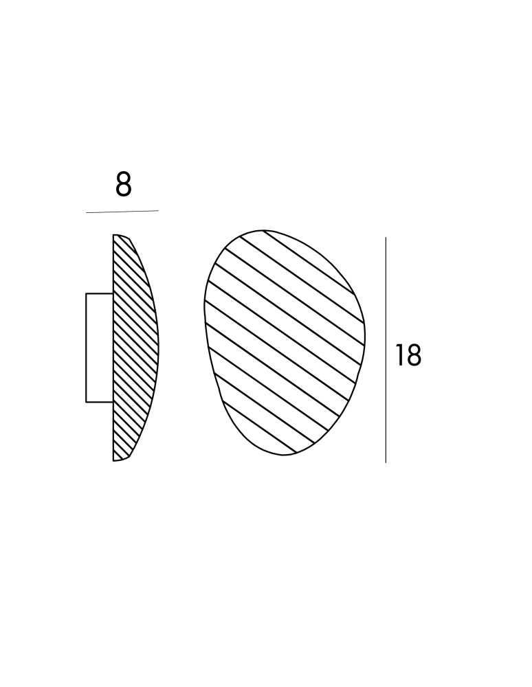 Designer wall lamps - Maxlight Wall lamp Nuvia 5W W0397 - product kolory-swiatla.pl 3