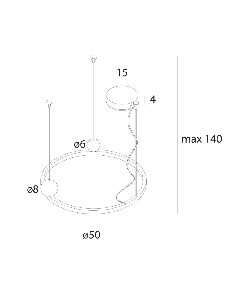 Designer pendant lamps - Maxlight Solaris Pendant Lamp P0613 - product kolory-swiatla.pl 4
