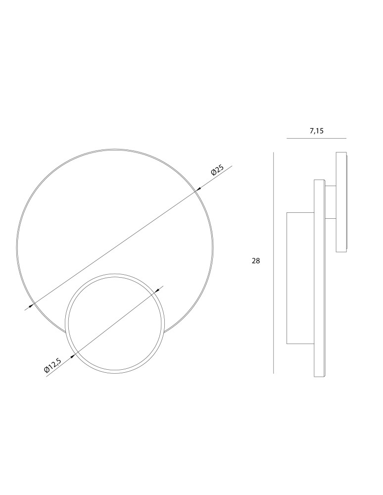 Designer wall lamps - Maxlight Wall lamp Travertino 14W W0395. - product kolory-swiatla.pl 3