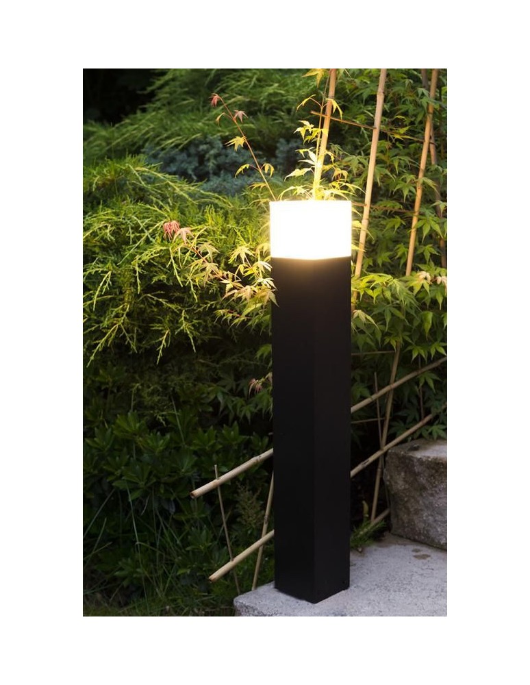 Standing garden lamps - SU-MA CUBE 83cm 1x20W E27 230V Dark Ash CB-830 DG Standing. - product kolory-swiatla.pl 3