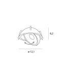 LED flush-mounted lamps - Maxlight Vector 10W White H0139 Recessed Lamp. - product 3