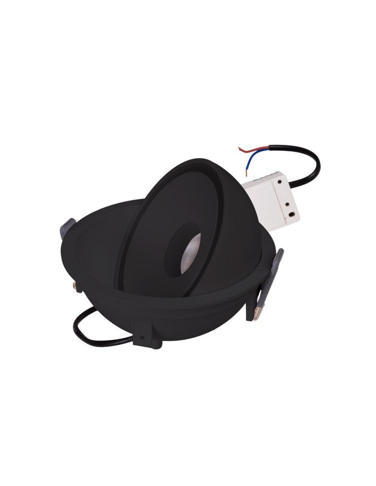 LED flush-mounted lamps - Maxlight Vector 10W Recessed Lamp Black H0140. - product kolory-swiatla.pl 3