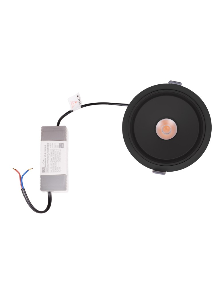 LED flush-mounted lamps - Maxlight Vector 10W Recessed Lamp Black H0140. - product kolory-swiatla.pl 5