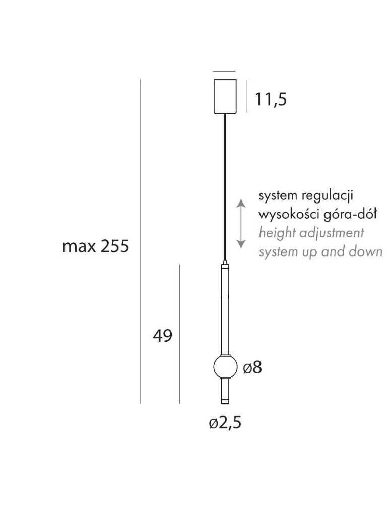 Designer pendant lamps - Maxlight Verdes Pendant Lamp P0611 - product kolory-swiatla.pl 3