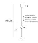 Maxlight Lampa Wisząca Verdes P0612