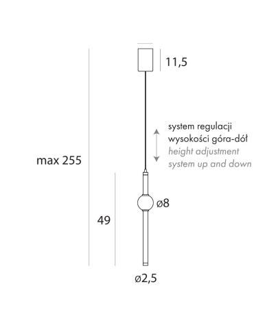 Maxlight Lampa Wisząca Verdes P0612 - produkt 2