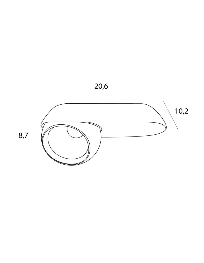 Spotlight ceiling lamps - Maxlight Zeus 10W White Ceiling Lamp C0263 - product kolory-swiatla.pl 4