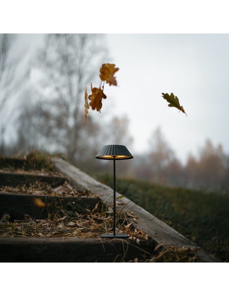 Portable garden lamps - Maxlight Muffin Table Lamp Black IP44 T0066. - product kolory-swiatla.pl 3