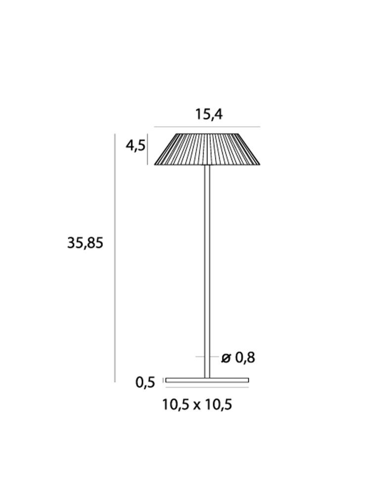 Maxlight Lampa Stołowa Muffin Czarna IP44 T0066 Maxlight Lampa Stołowa Muffin Czarna IP44 T0066