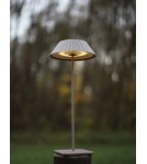 Portable garden lamps - Maxlight Muffin Taupe Table Lamp IP44 T0065. - product 2
