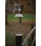 Portable garden lamps - Maxlight Muffin Taupe Table Lamp IP44 T0065. - product 3