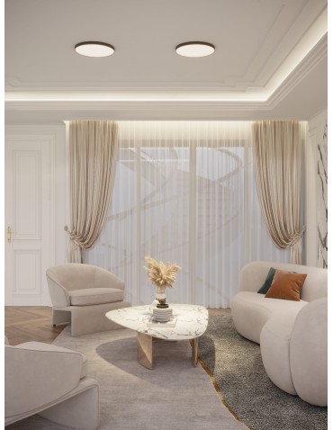 Maxlight Plafon Lumos 24W, Czarny,IP44 C0272 - produkt 2