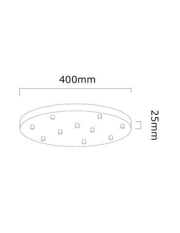 Open Design Highlights Ero Multicolor X 40 Pendant 10xG9 Max 8W LED 230V White Opal|Chrome|Black|Gold 86393 - product 2