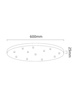 Open Design Highlights Ero Multicolor XII 60 Wisząca 12xG9 Max 8W LED 230V Biały Opal|Chrom|Czarny|Złoto 86409 - produkt 2