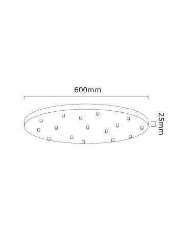 Open Design Highlights Ero Multicolor XVI 60 Pendant 16xG9 Max 8W LED 230V White Opal|Chrome|Black|Gold 86416 - product 2