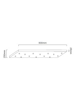 Open Design Highlights Ero Multicolor XIV 80x25 Pendant 14xG9 Max 8W LED 230V White Opal|Chrome|Black|Gold 86430 - product 2