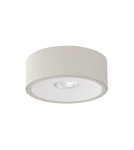 Round flush-mounted lamps - Open Design Highlights Neo Toupe Slim KG / Ufo Bianco Ceiling luminaire 1xGU10 Max 8W LED 230V White|Toupe 86485. - product 1