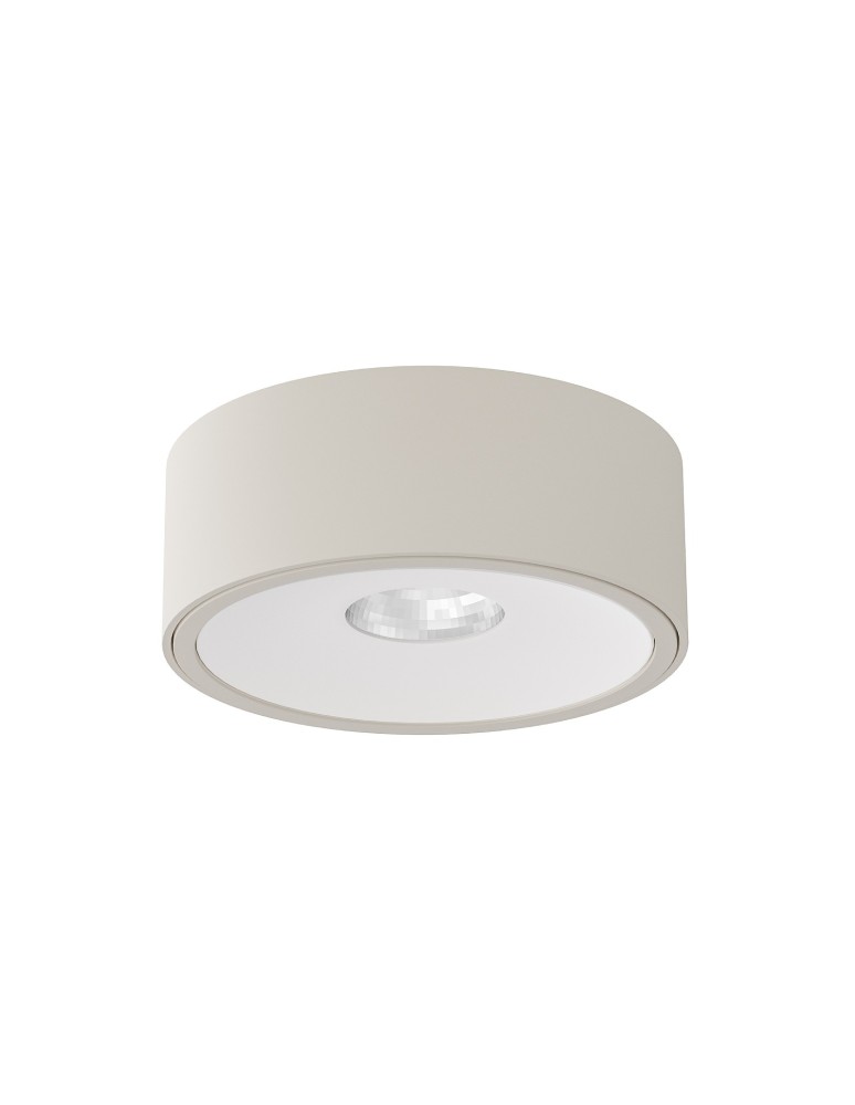 Round flush-mounted lamps - Open Design Highlights Neo Toupe Slim KG / Ufo Bianco Ceiling luminaire 1xGU10 Max 8W LED 230V White|Toupe 86485. - product kolory-swiatla.pl 1