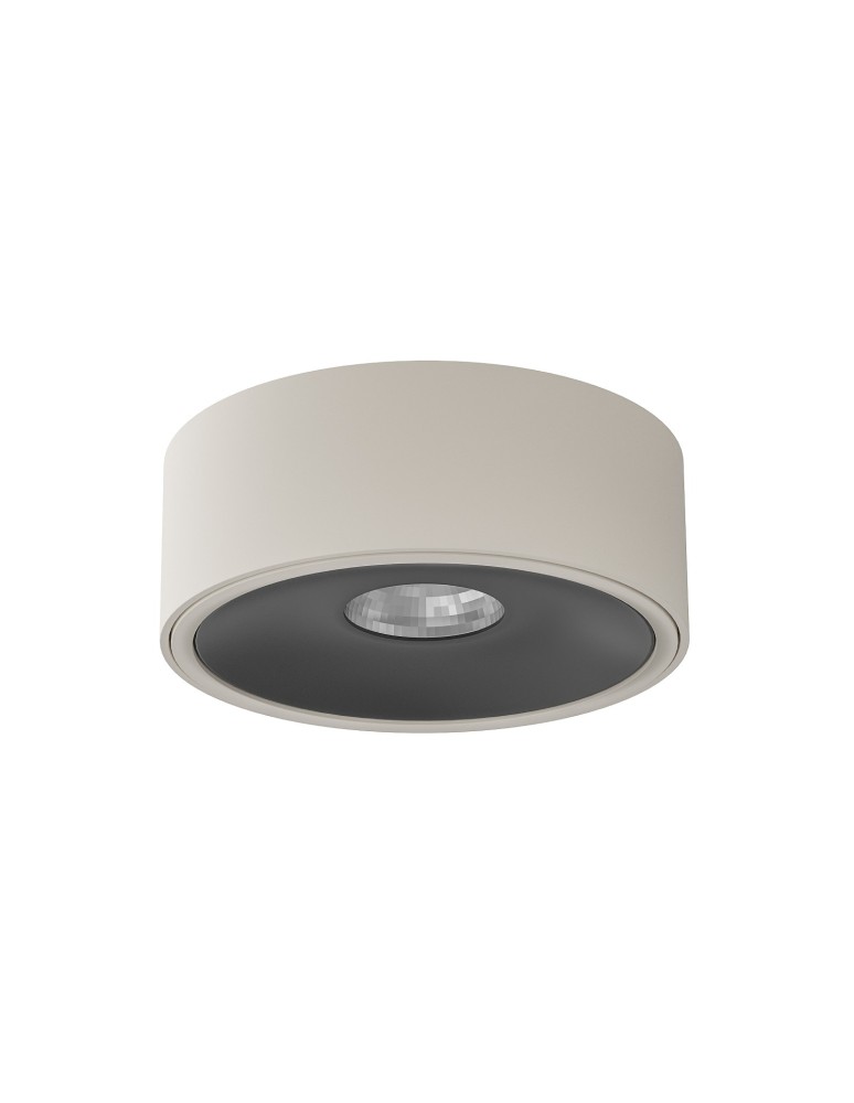 Round flush-mounted lamps - Open Design Highlights Neo Toupe Slim KG / Ufo Nero Ceiling luminaire 1xGU10 Max 8W LED 230V Black|Toupe 86515 - product kolory-swiatla.pl 1