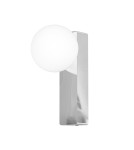 Bathroom wall lamps - Open Design Highlights Boletta Parette Cromo IP44 Wall lamp 1xG9 Max 8W LED 230V White Opal|Chrome OR85525 - product 1