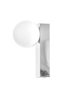 Open Design Highlights Boletta Parette Cromo IP44 Wall lamp 1xG9 Max 8W LED 230V White Opal|Chrome OR85525 - product 2
