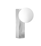 Open Design Highlights Boletta Parette Cromo IP44 Kinkiet 1xG9 Max 8W LED 230V Biały Opal|Chrom OR85525