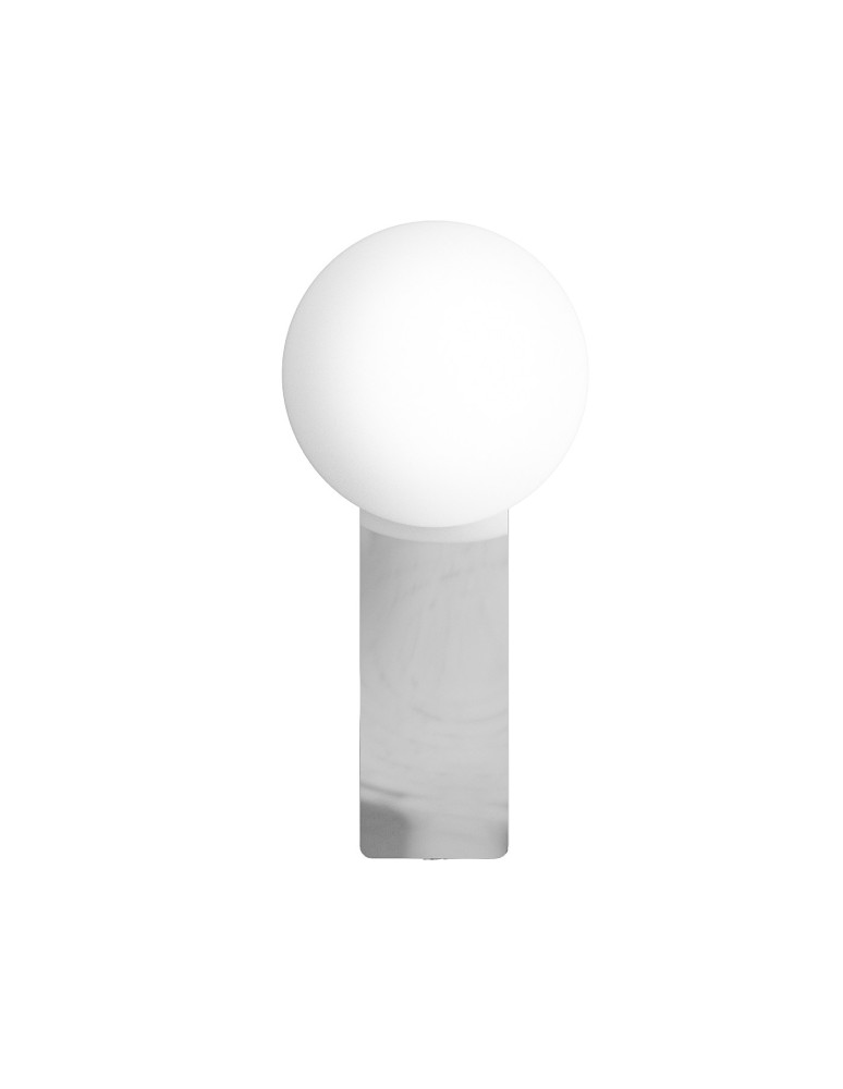 Open Design Highlights Boletta Parette Cromo IP44 Kinkiet 1xG9 Max 8W LED 230V Biały Opal|Chrom OR85525