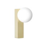 Bathroom wall lamps - Open Design Highlights Boletta Parette Old Gold IP44 Wall lamp 1xG9 Max 8W LED 230V White Opal|Satin Gold OR85532 - product 4