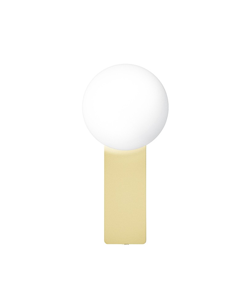 Open Design Highlights Boletta Parette Old Gold IP44 Kinkiet 1xG9 Max 8W LED 230V Biały Opal|Złoto Satynowe OR85532