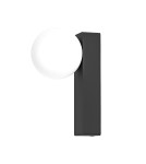 Open Design Highlights Boletta Parette Nero IP44 Wisząca 1xG9 Max 8W LED 230V Biały Opal|Czarny OR85556