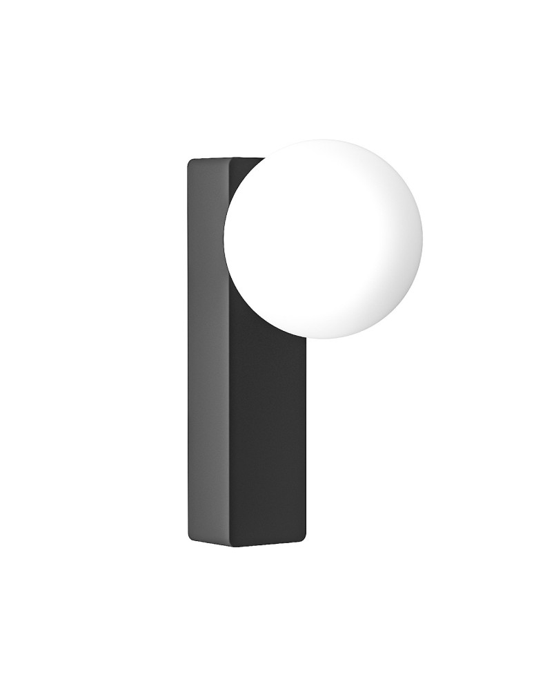 Bathroom wall lamps - Open Design Highlights Boletta Parette Nero IP44 Pendant 1xG9 Max 8W LED 230V White Opal|Black OR85556 - product kolory-swiatla.pl 2