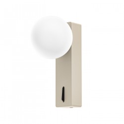 Open Design Highlights Boletta Parette Toupe Switch Kinkiet 1xG9 Max 8W LED 230V Biały Opal|Czarny|Toupe OR85587