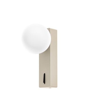 Open Design Highlights Boletta Parette Toupe Switch Wall lamp 1xG9 Max 8W LED 230V White Opal|Black|Toupe OR85587