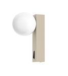 Wall lamps for bedrooms - Open Design Highlights Boletta Parette Toupe Switch Wall lamp 1xG9 Max 8W LED 230V White Opal|Black|Toupe OR85587 - product 2