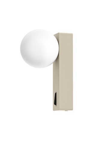 Open Design Highlights Boletta Parette Toupe Switch Kinkiet 1xG9 Max 8W LED 230V Biały Opal|Czarny|Toupe OR85587 - produkt 2