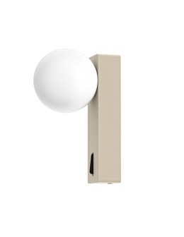 Open Design Highlights Boletta Parette Toupe Switch Kinkiet 1xG9 Max 8W LED 230V Biały Opal|Czarny|Toupe OR85587 - produkt 2