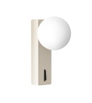 Wall lamps for bedrooms - Open Design Highlights Boletta Parette Toupe Switch Wall lamp 1xG9 Max 8W LED 230V White Opal|Black|Toupe OR85587 - product 3