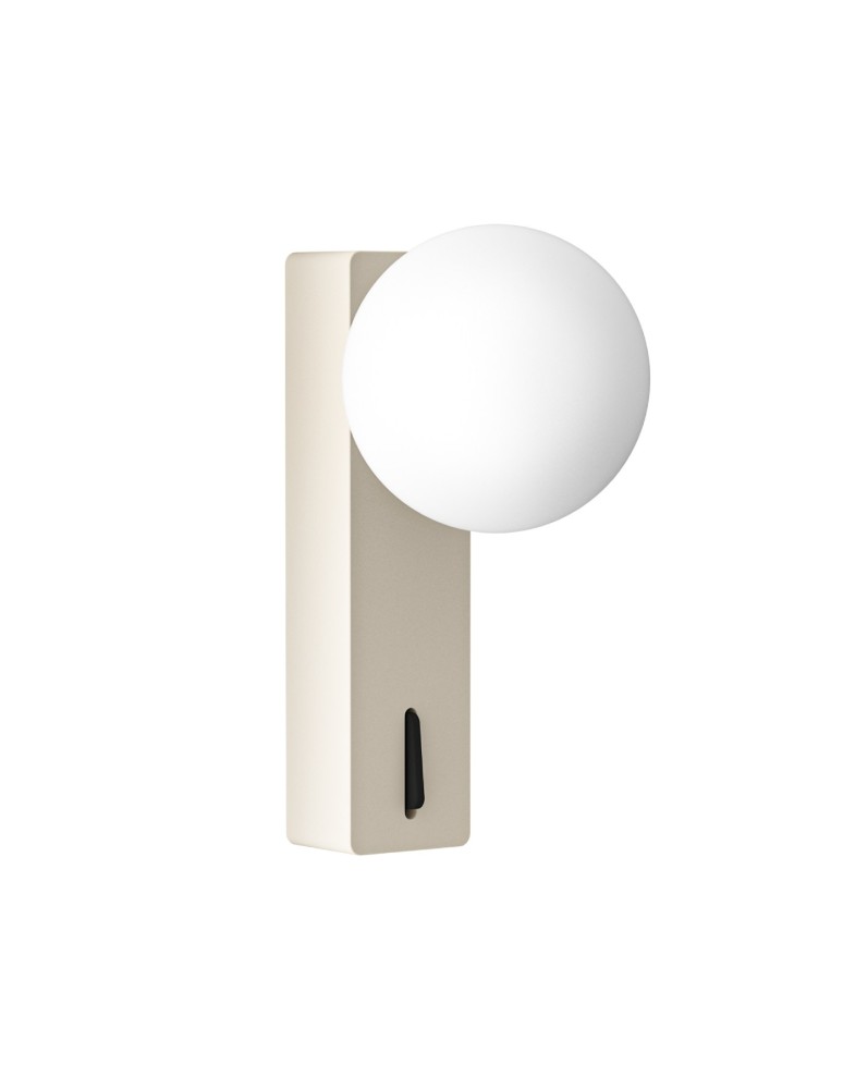 Wall lamps for bedrooms - Open Design Highlights Boletta Parette Toupe Switch Wall lamp 1xG9 Max 8W LED 230V White Opal|Black|Toupe OR85587 - product kolory-swiatla.pl 3