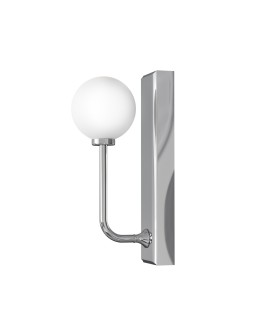 Open Design Highlights Ero Parette Cromo IP44 Wall lamp 1xG9 Max 9W LED 230V White Opal|Chrome OR85594