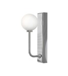 Bathroom wall lamps - Open Design Highlights Ero Parette Cromo IP44 Wall lamp 1xG9 Max 9W LED 230V White Opal|Chrome OR85594 - product 2