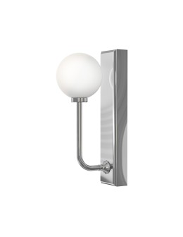 Open Design Highlights Ero Parette Cromo IP44 Wall lamp 1xG9 Max 9W LED 230V White Opal|Chrome OR85594 - product 2
