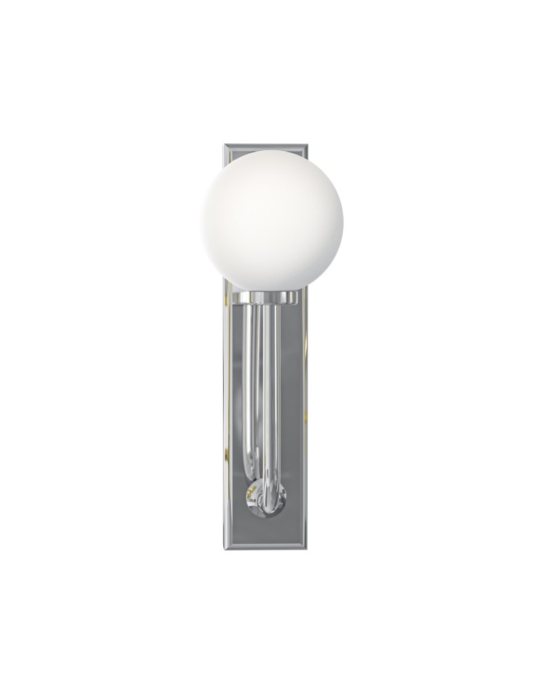 Open Design Highlights Ero Parette Cromo IP44 Kinkiet 1xG9 Max 9W LED 230V Biały Opal|Chrom OR85594