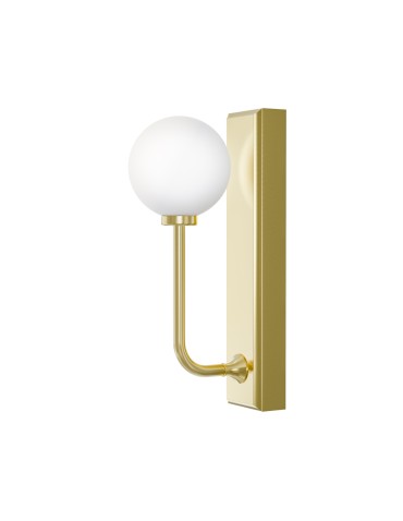 Open Design Highlights Ero Parette Old Gold IP44 Wall lamp 1xG9 Max 9W LED 230V White Opal|Satin Gold OR85600