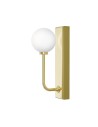 Open Design Highlights Ero Parette Old Gold IP44 Wall lamp 1xG9 Max 9W LED 230V White Opal|Satin Gold OR85600