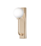 Bathroom wall lamps - Open Design Highlights Ero Parette Gold IP44 Wall lamp 1xG9 Max 9W LED 230V White Opal|Gold OR85617 - product 4