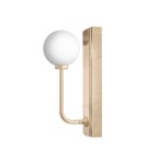 Open Design Highlights Ero Parette Gold IP44 Kinkiet 1xG9 Max 9W LED 230V Biały Opal|Złoto OR85617