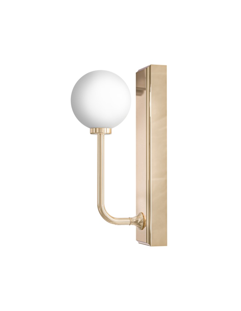 Open Design Highlights Ero Parette Gold IP44 Kinkiet 1xG9 Max 9W LED 230V Biały Opal|Złoto OR85617