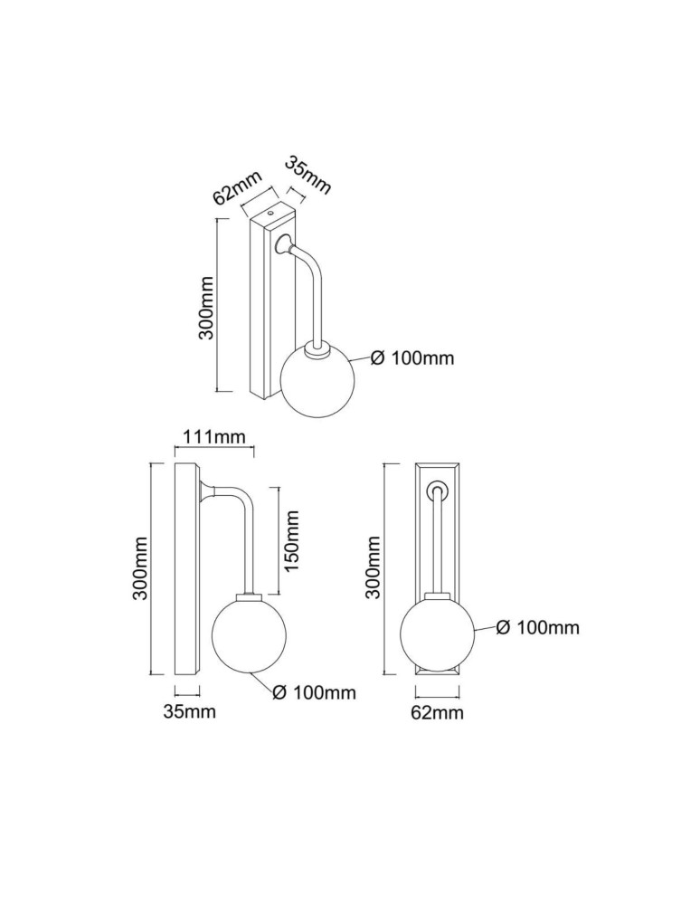 Bathroom wall lamps - Open Design Highlights Ero Parette Gold IP44 Wall lamp 1xG9 Max 9W LED 230V White Opal|Gold OR85617 - product kolory-swiatla.pl 6