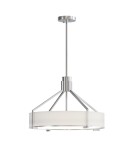 Hampton style pendant lamps - Open Design Highlights Doretto Satin Nickel 50 Pendant 3xE27 Max 15W LED 230V Cream White|Matte White|Satin Nickel OR85 - product 2